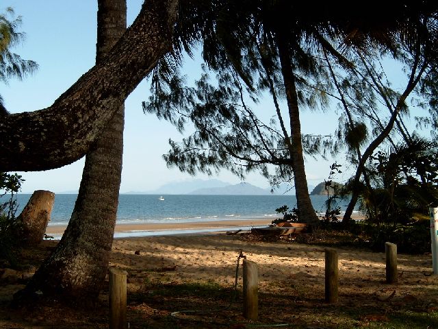 Mission Beach looking towards the Friendly Islands